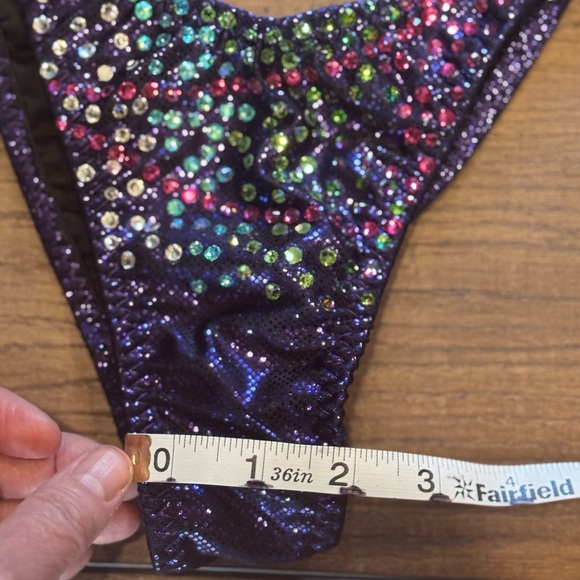 Sequin Bikini Set with Crystal Straps - Picture 2 of 10